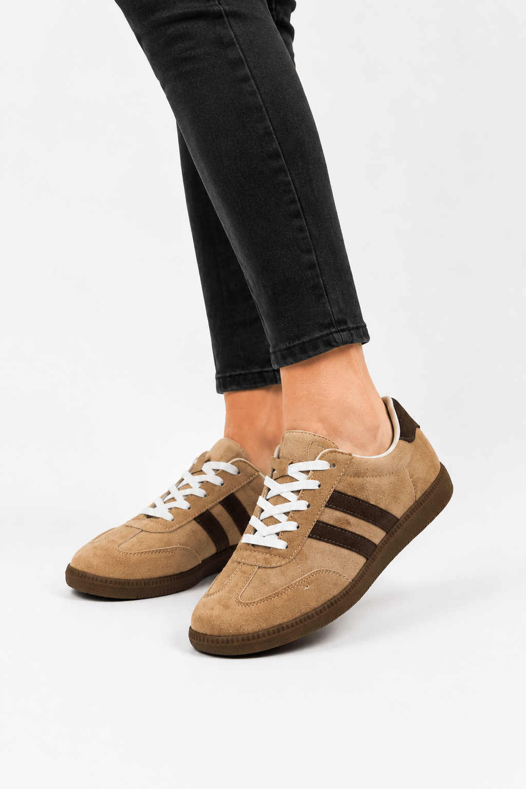 Unisex Nubuk Sneaker Ayakkabı BEJ
