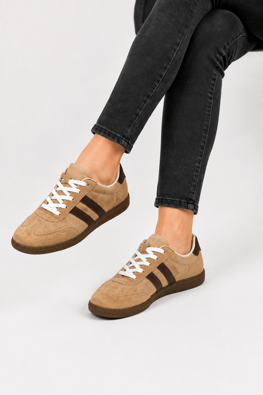 Unisex Nubuk Sneaker Ayakkabı BEJ