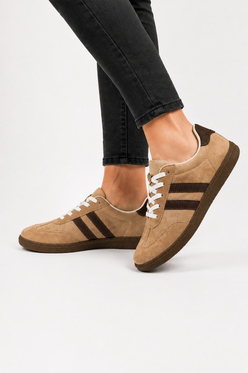 Unisex Nubuk Sneaker Ayakkabı BEJ