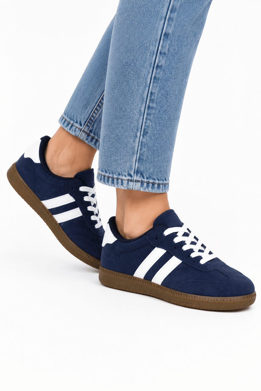 Unisex Nubuk Sneaker Ayakkabı LACİVERT