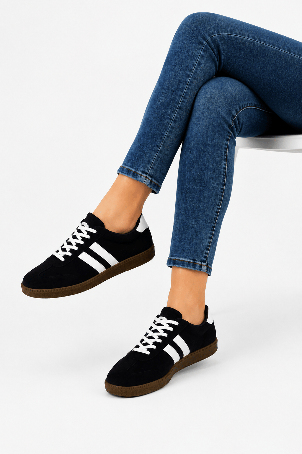 Unisex Nubuk Sneaker Ayakkabı SİYAH