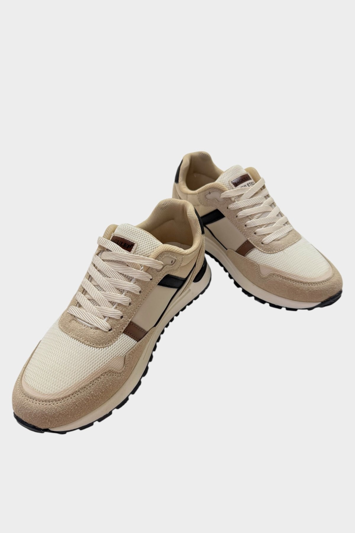 Unisex Ortopedik Airfile Spor Ayakkabı BEJ