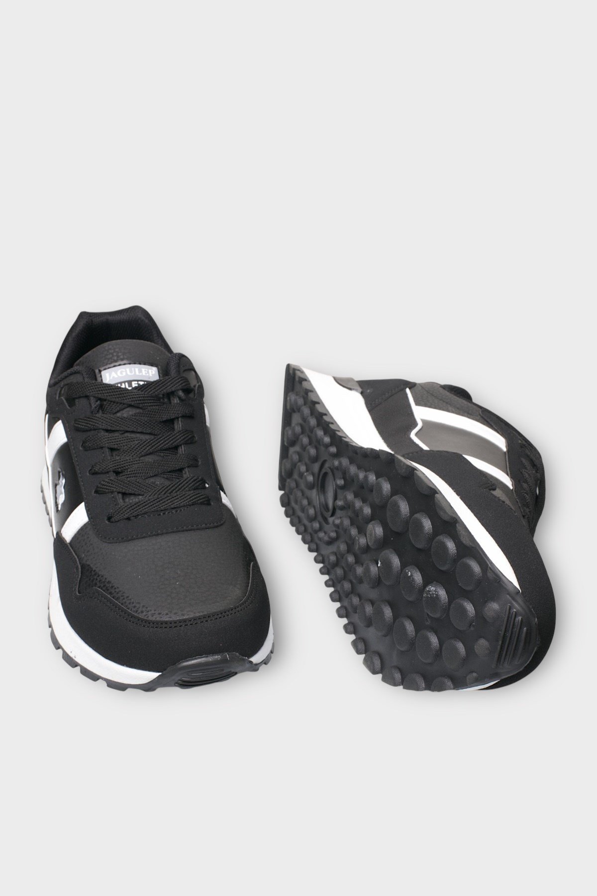 Unisex Ortopedik Cilt Yürüyüş Koşu Sneaker Spor Ayakkabı SİYAH - BEYAZ