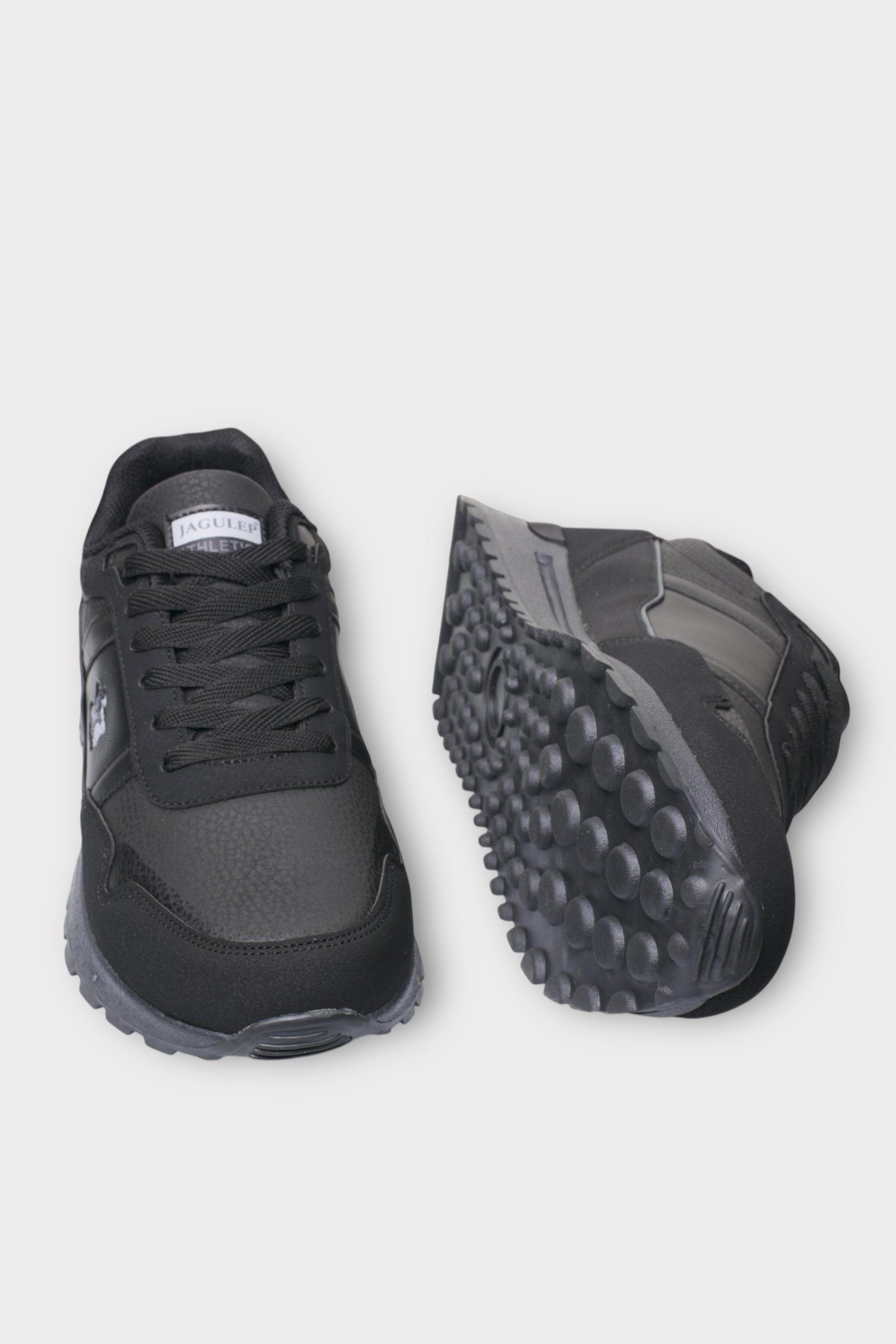 Unisex Ortopedik Cilt Yürüyüş Koşu Sneaker Spor Ayakkabı SİYAH