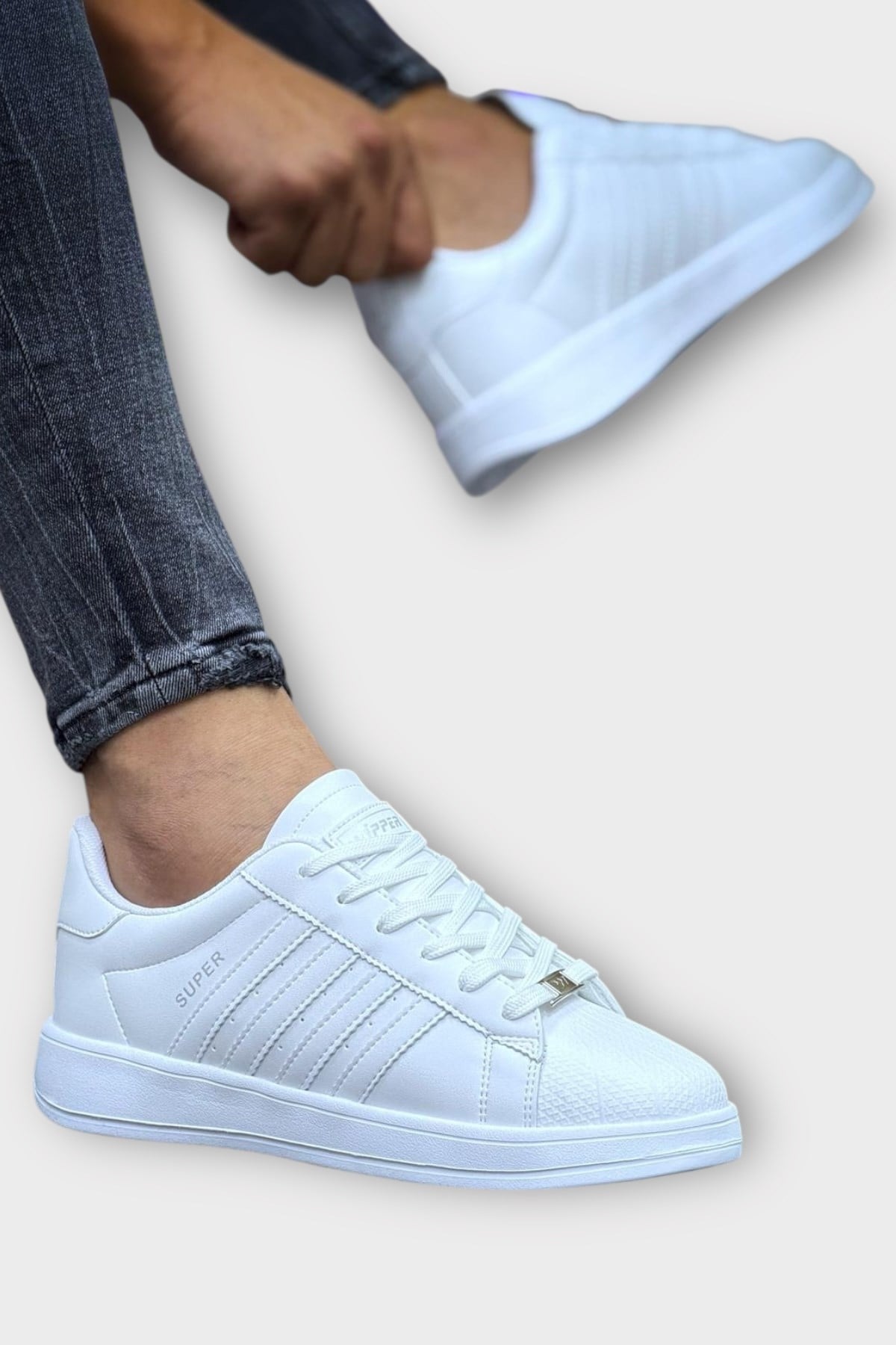 Unisex Rahat Spor Ayakkabı BEYAZ