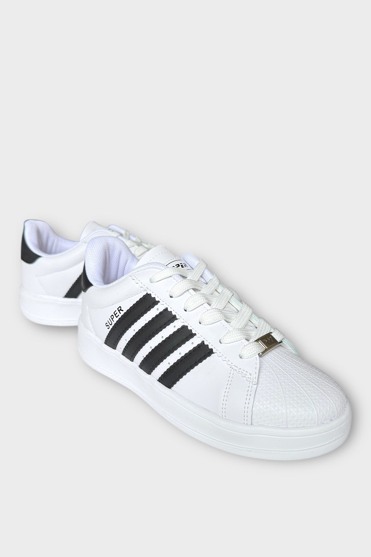 Unisex Rahat Spor Ayakkabı BEYAZ SİYAH