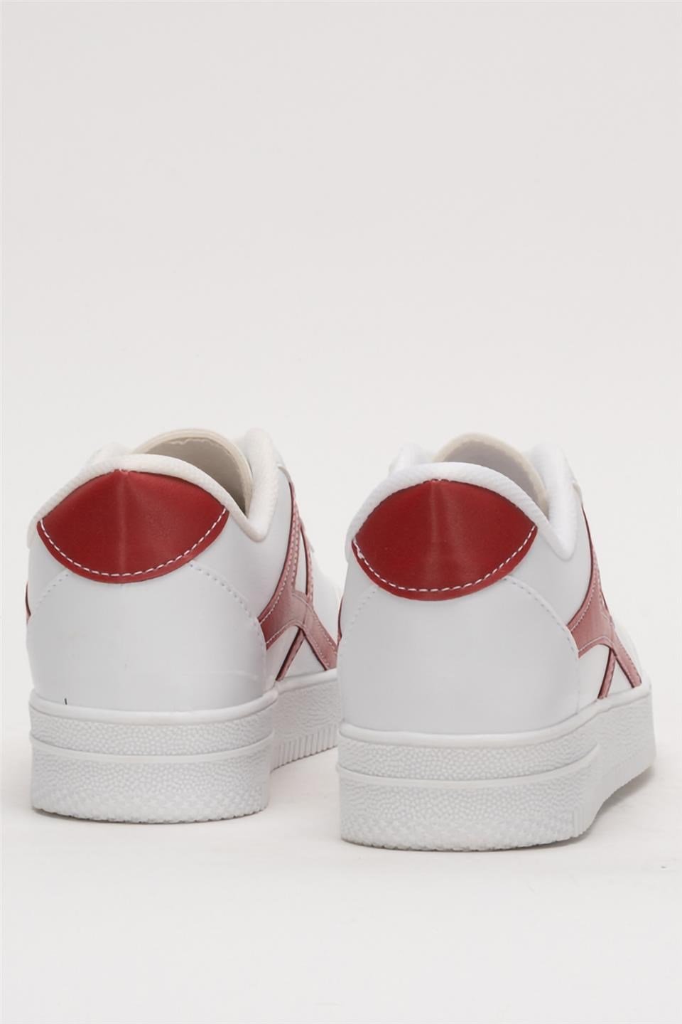 Unisex Sneaker Ayakkabı BEYAZ - KIRMIZI