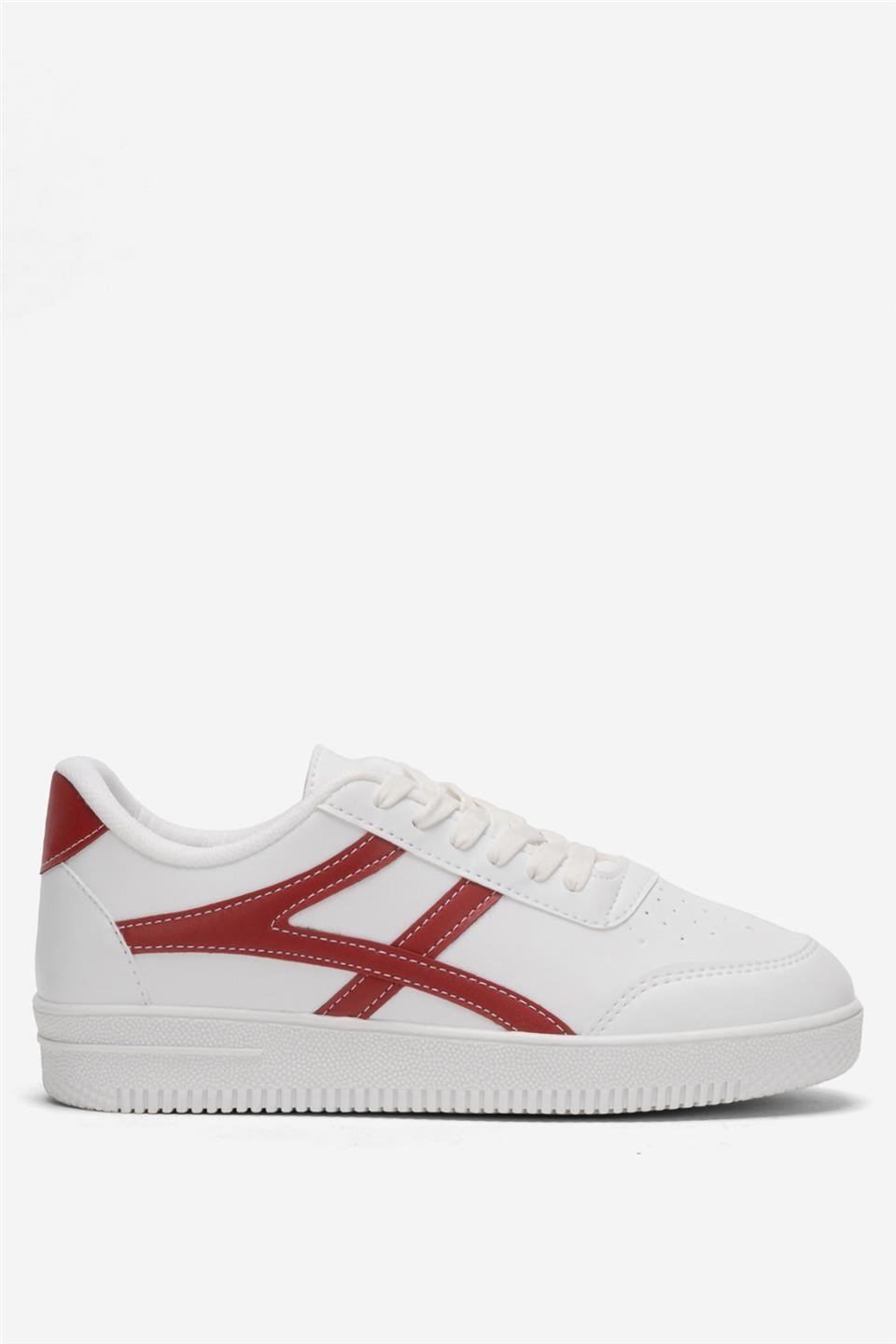 Unisex Sneaker Ayakkabı BEYAZ - KIRMIZI