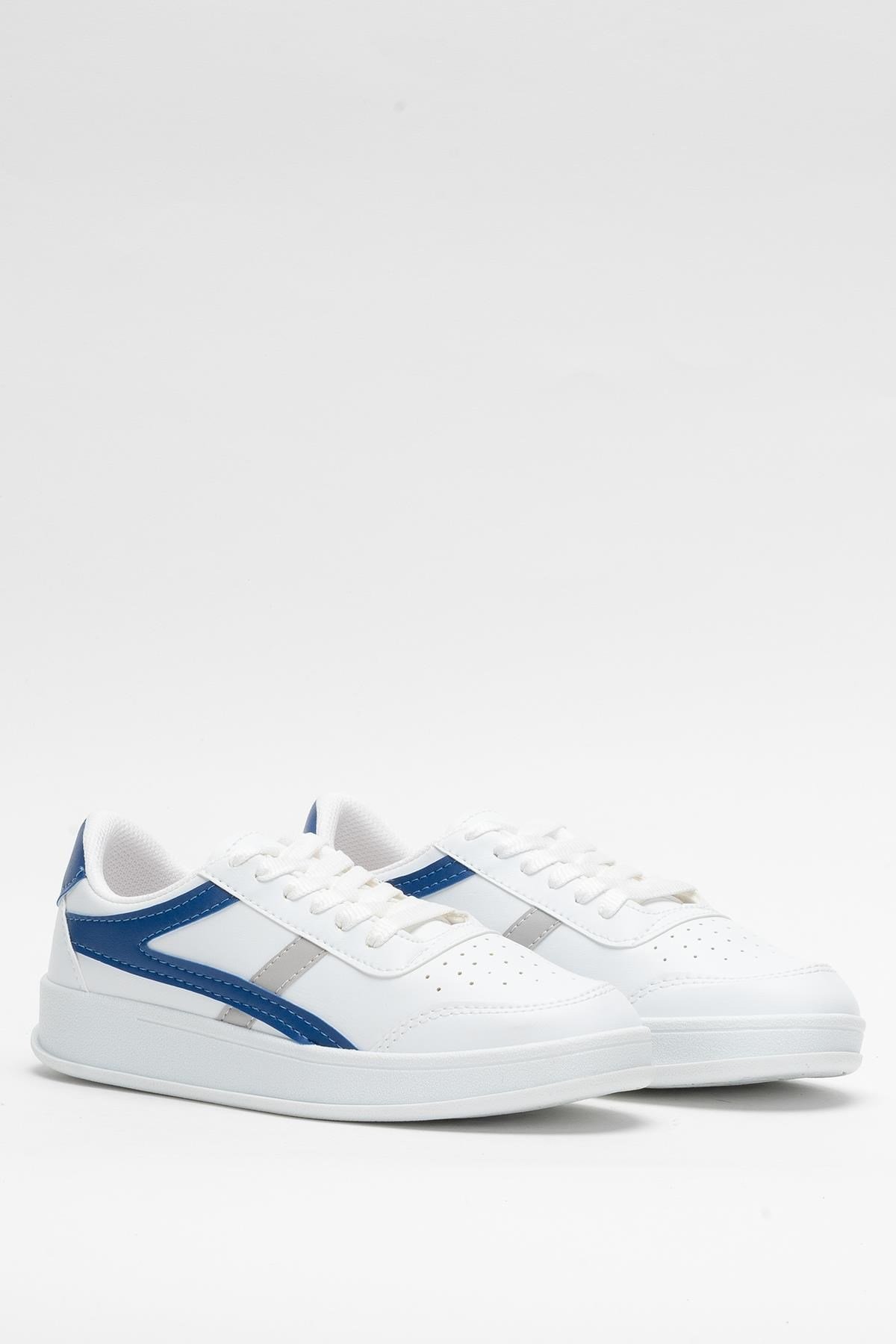 Unisex Sneaker Ayakkabı BEYAZ - SAKS