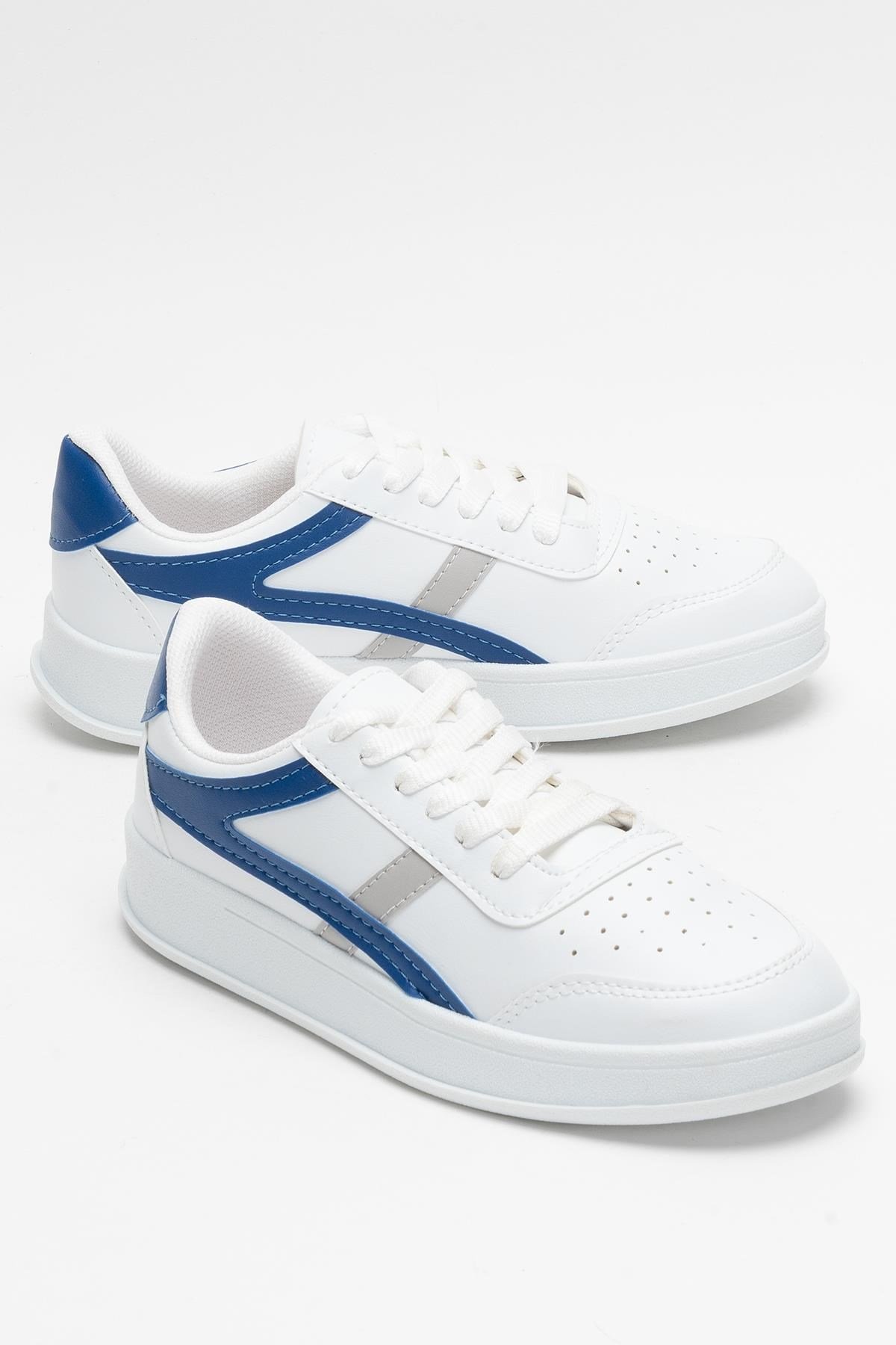 Unisex Sneaker Ayakkabı BEYAZ - SAKS