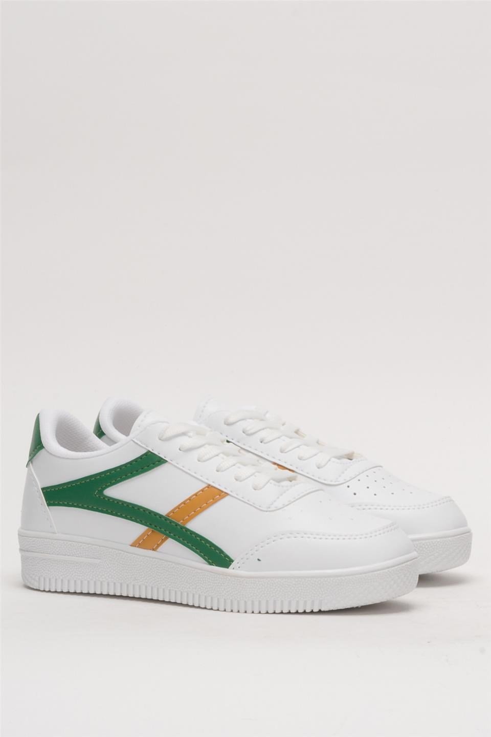 Unisex Sneaker Ayakkabı BEYAZ - YEŞİL