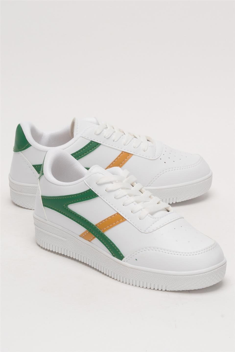 Unisex Sneaker Ayakkabı BEYAZ - YEŞİL