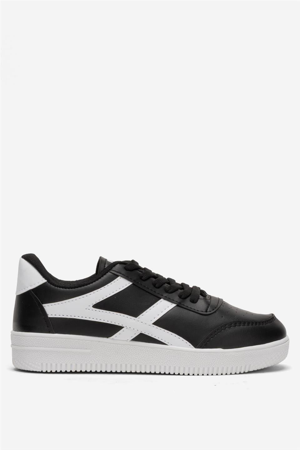 Unisex Sneaker Ayakkabı SİYAH BEYAZ