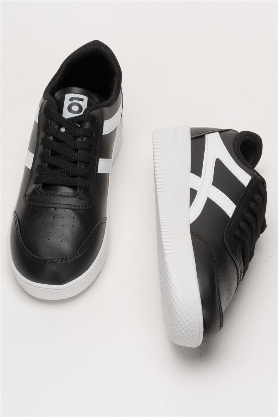 Unisex Sneaker Ayakkabı SİYAH BEYAZ