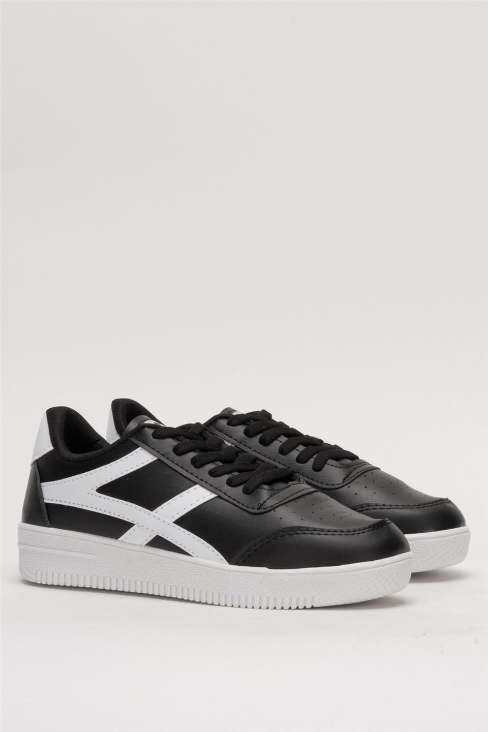 Unisex Sneaker Ayakkabı SİYAH BEYAZ