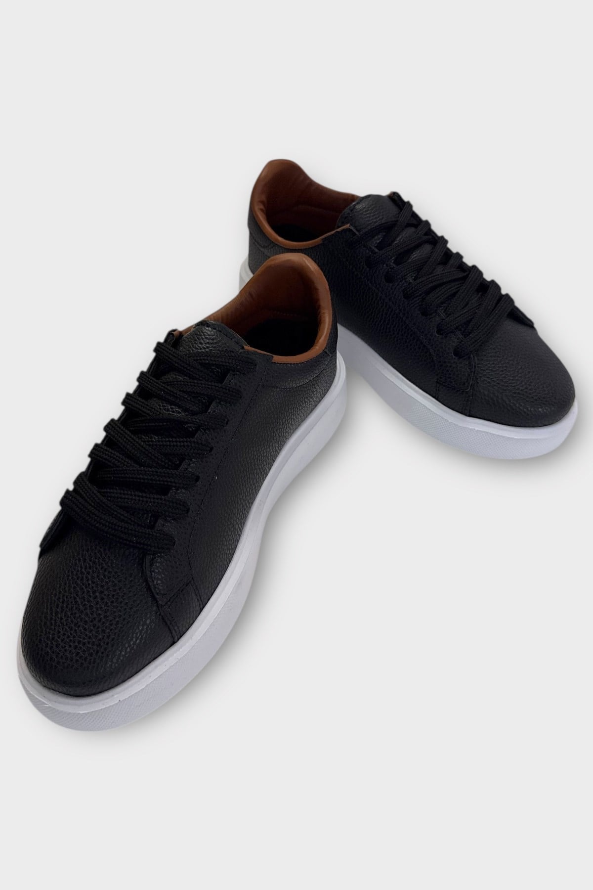 Unisex Sneaker Ayakkabı SİYAH - KAHVERENGİ