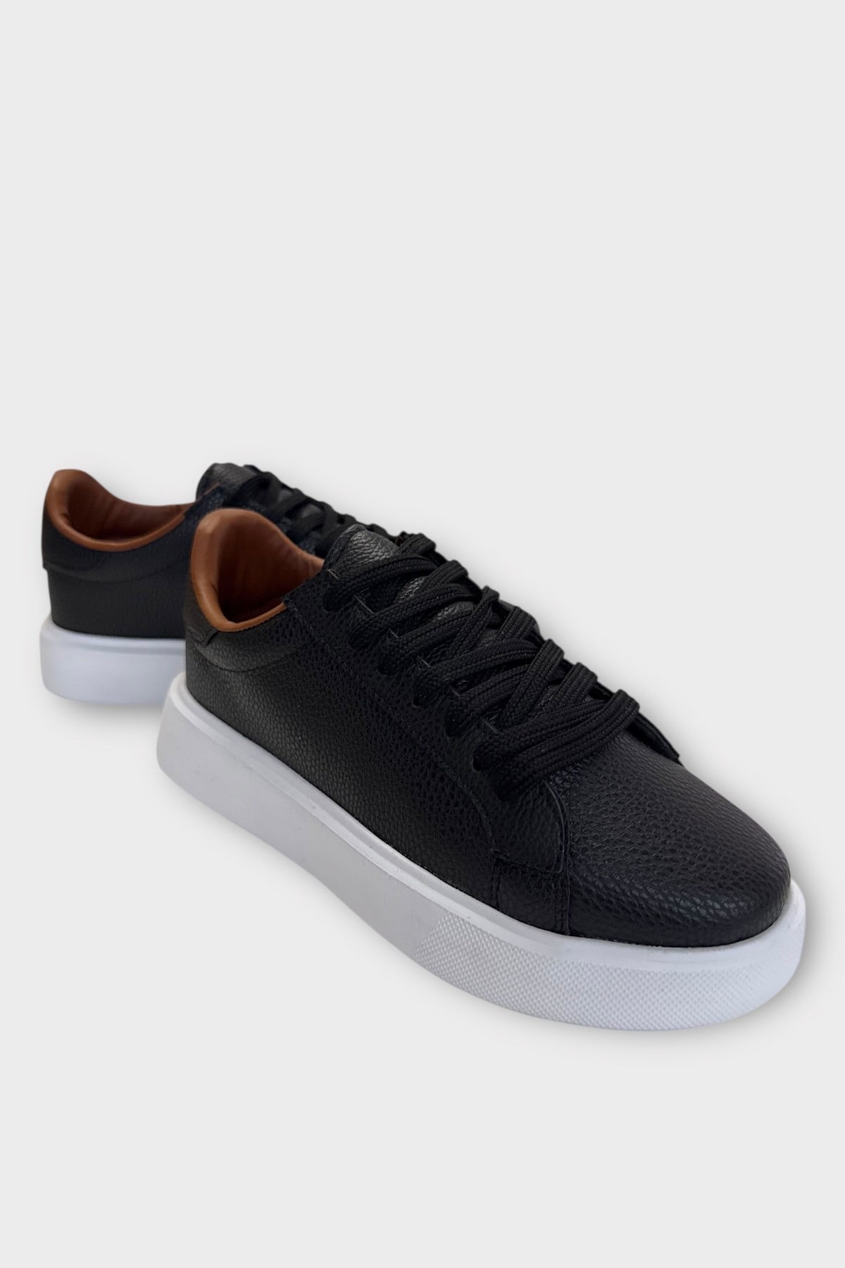 Unisex Sneaker Ayakkabı SİYAH - KAHVERENGİ