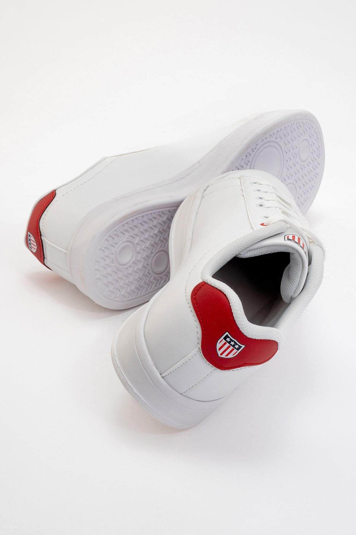 Unisex Sneaker Spor Ayakkabı BEYAZ - KIRMIZI