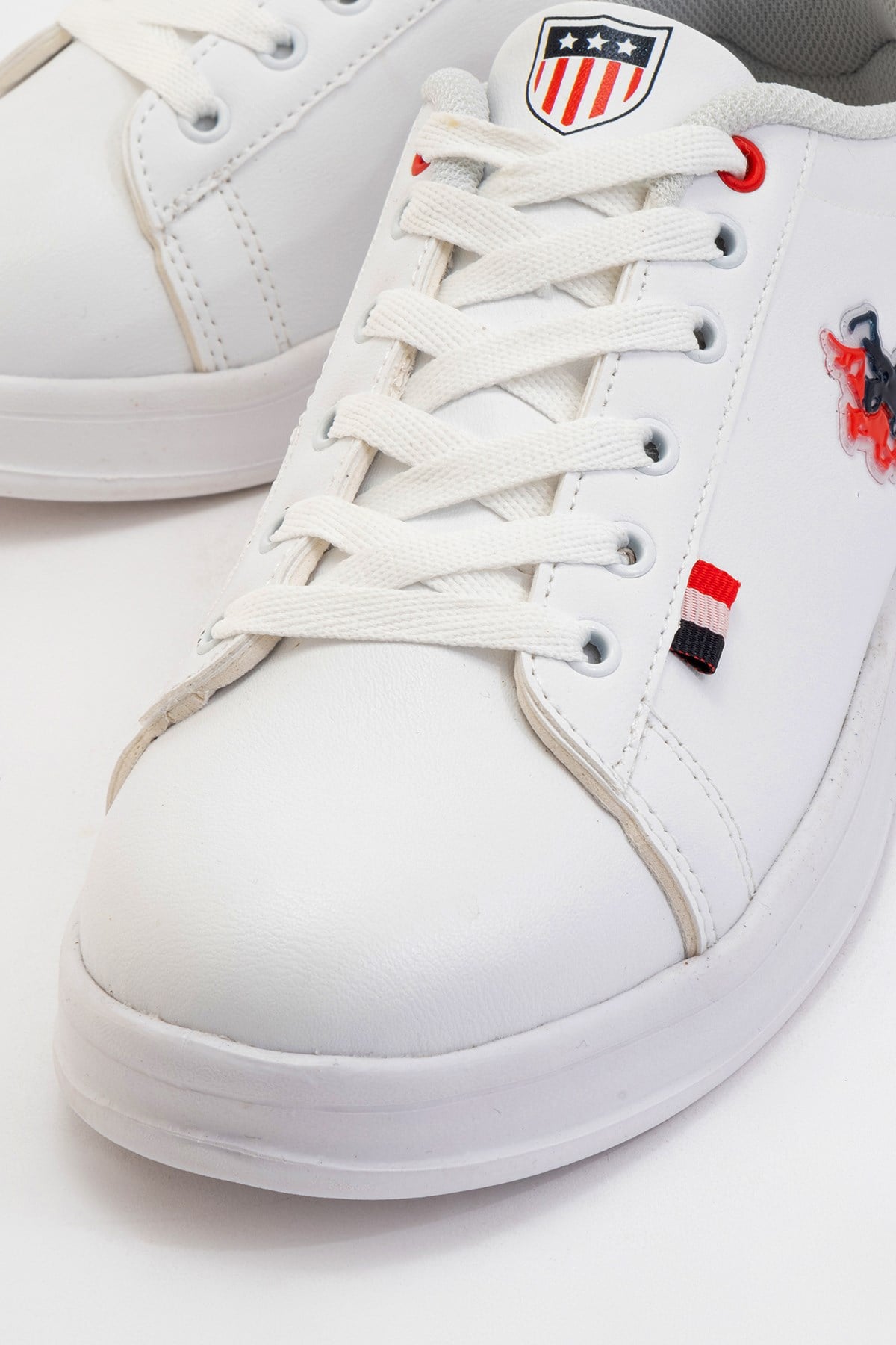 Unisex Sneaker Spor Ayakkabı BEYAZ - KIRMIZI