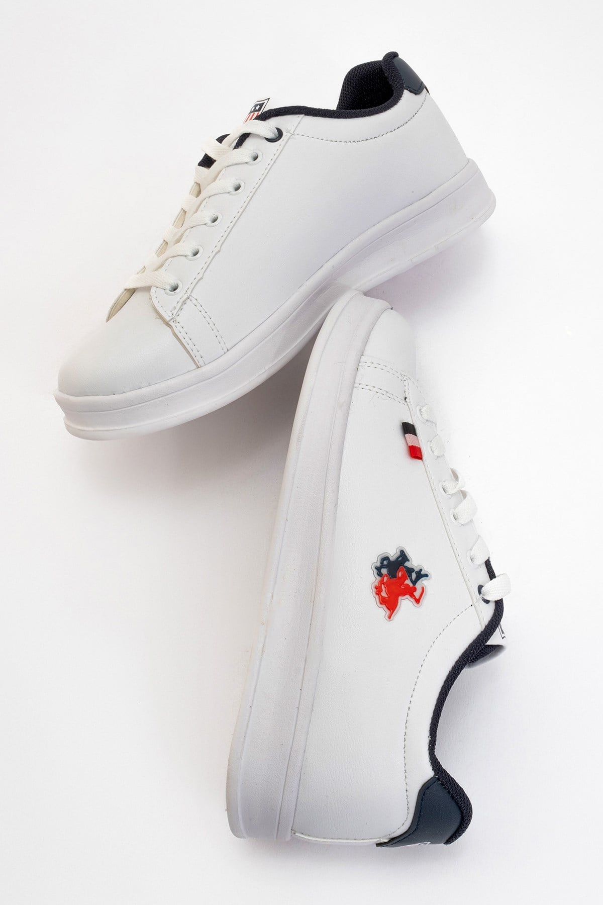 Unisex Sneaker Spor Ayakkabı BEYAZ-LACİVERT