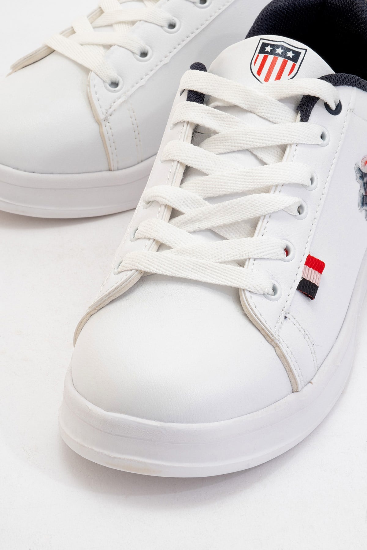 Unisex Sneaker Spor Ayakkabı BEYAZ-LACİVERT