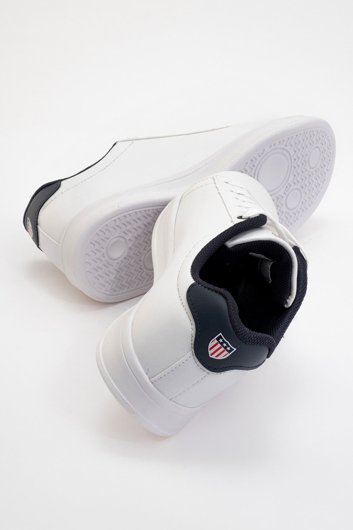 Unisex Sneaker Spor Ayakkabı BEYAZ-LACİVERT