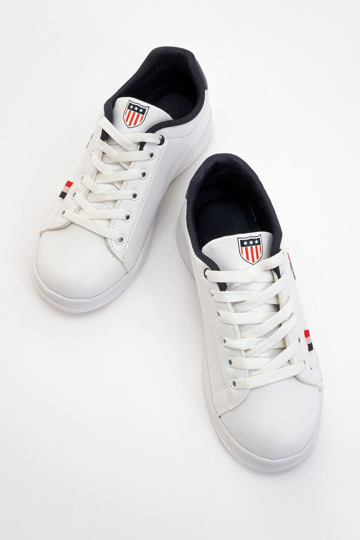 Unisex Sneaker Spor Ayakkabı BEYAZ-LACİVERT