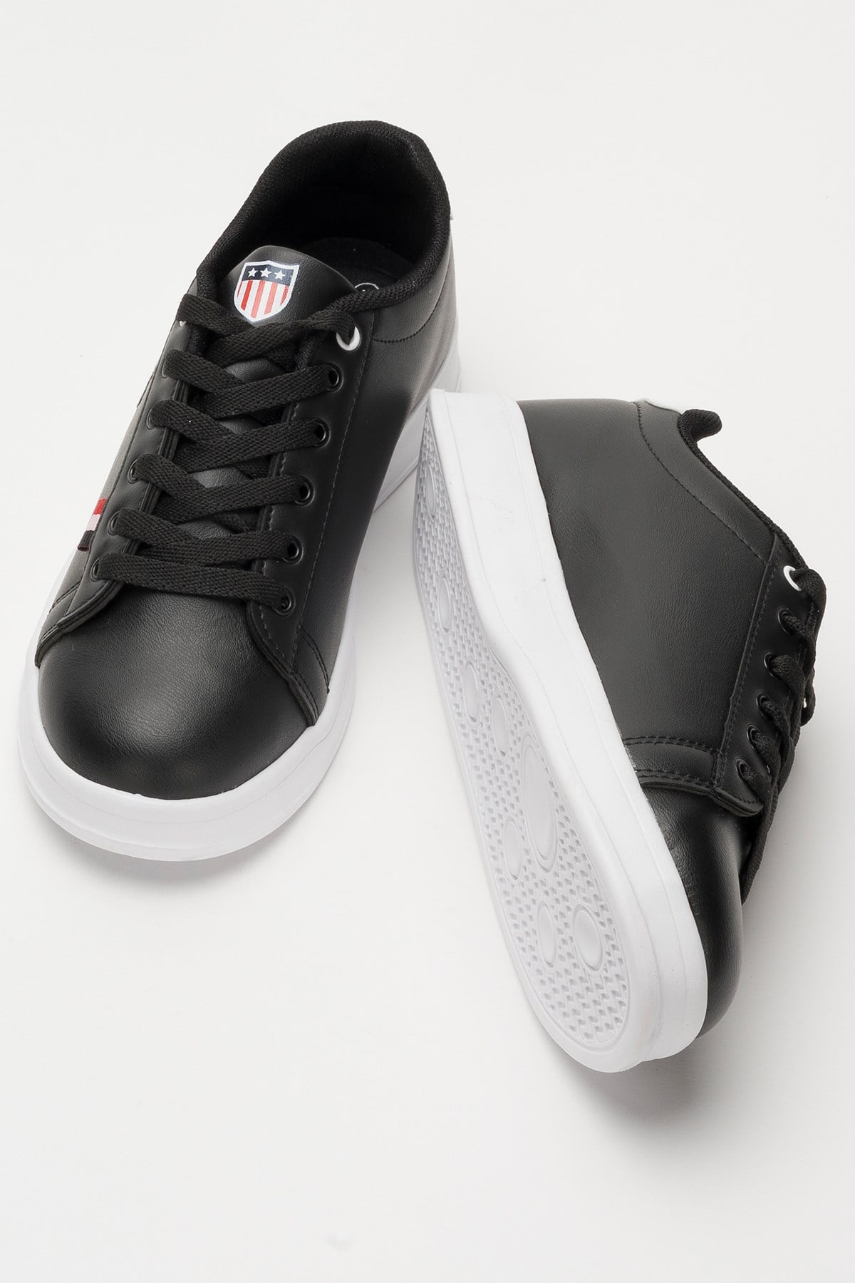 Unisex Sneaker Spor Ayakkabı SİYAH - BEYAZ