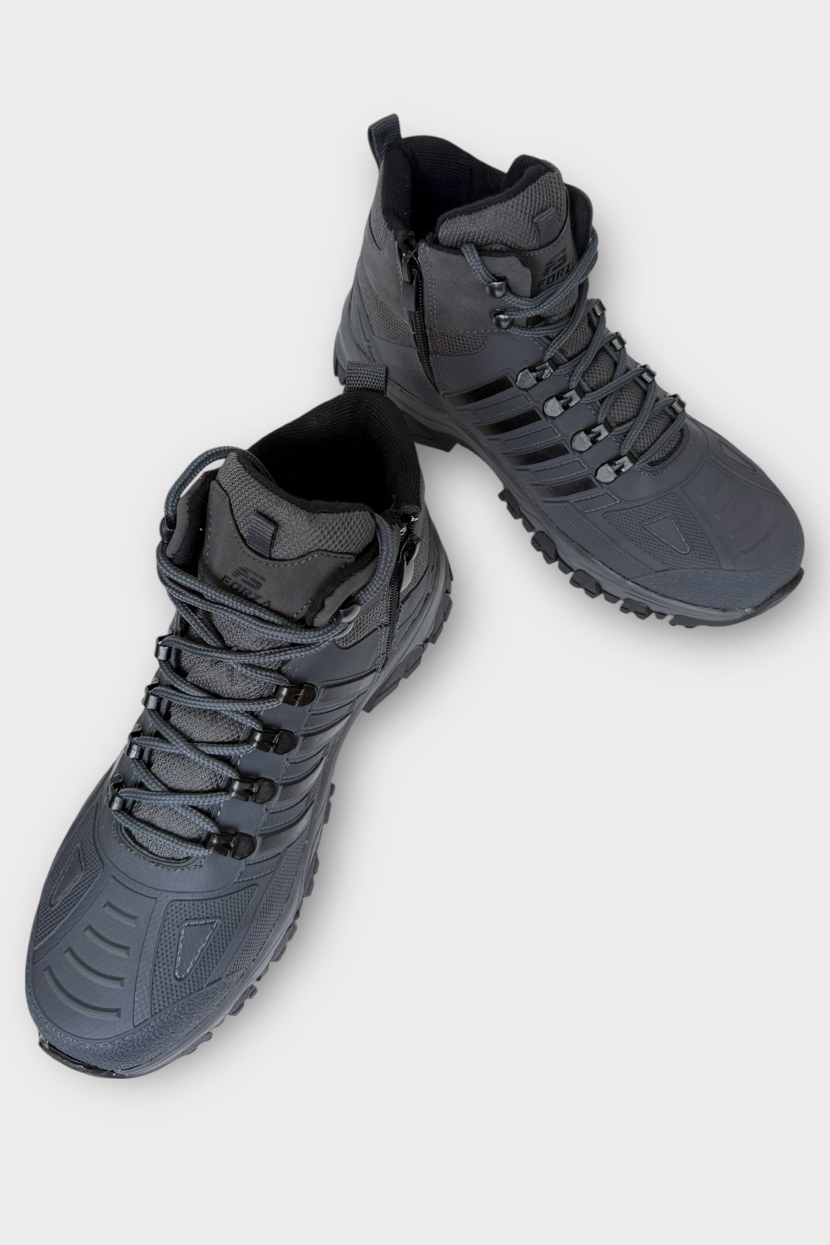Unısex Soğuk Geçirmez Fermuarlı Trekking & Outdoor Bot FÜME
