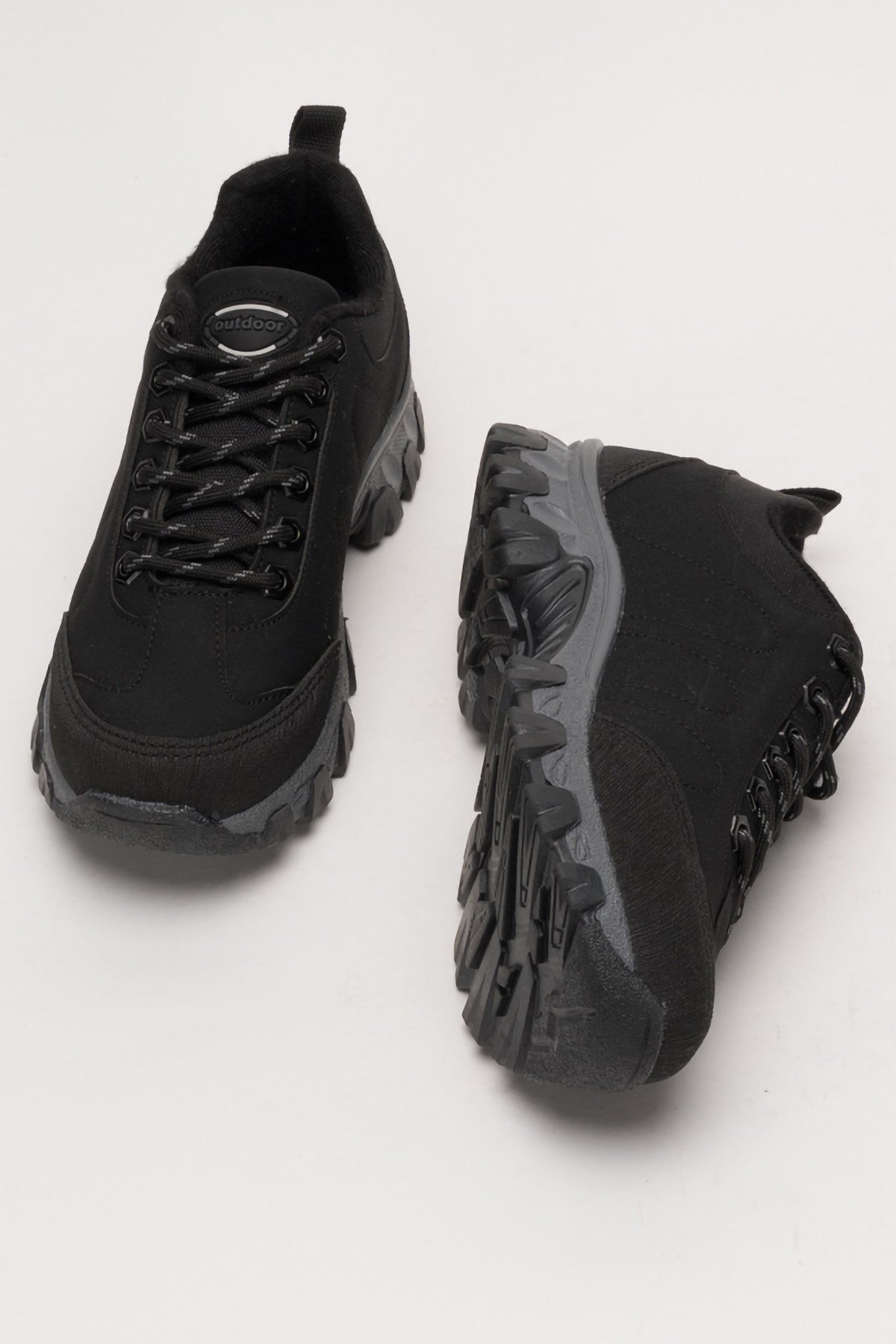 Unisex Soğuk Geçirmez Outdoor Ayakkabı SİYAH - FÜME