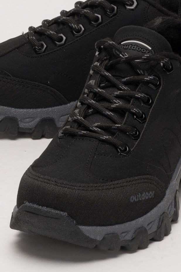 Unisex Soğuk Geçirmez Outdoor Ayakkabı SİYAH - FÜME
