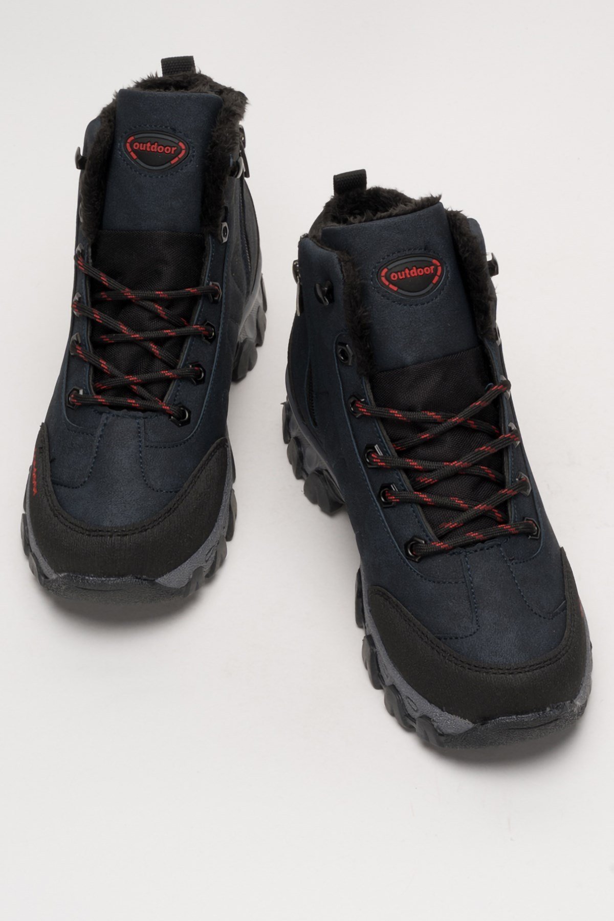 Unisex Soğuk Geçirmez Uzun Outdoor Trekking Bot LACİVERT