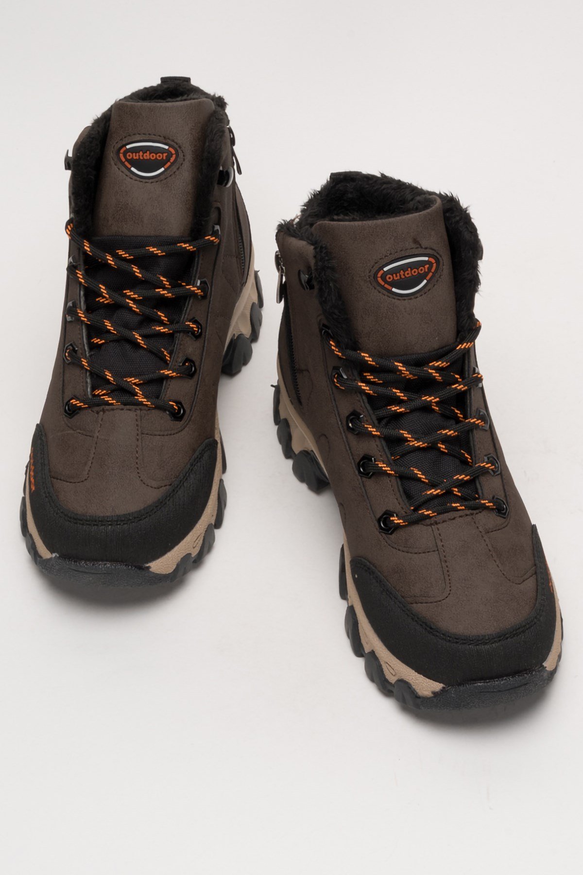 Unisex Soğuk Geçirmez Uzun Outdoor Trekking Bot KAHVERENGİ