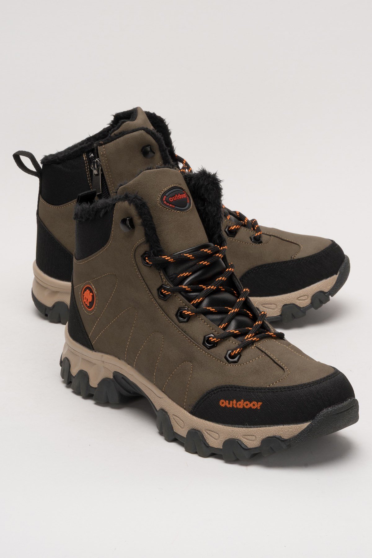 Unisex Soğuk Geçirmez Uzun Outdoor Trekking Bot VİZON