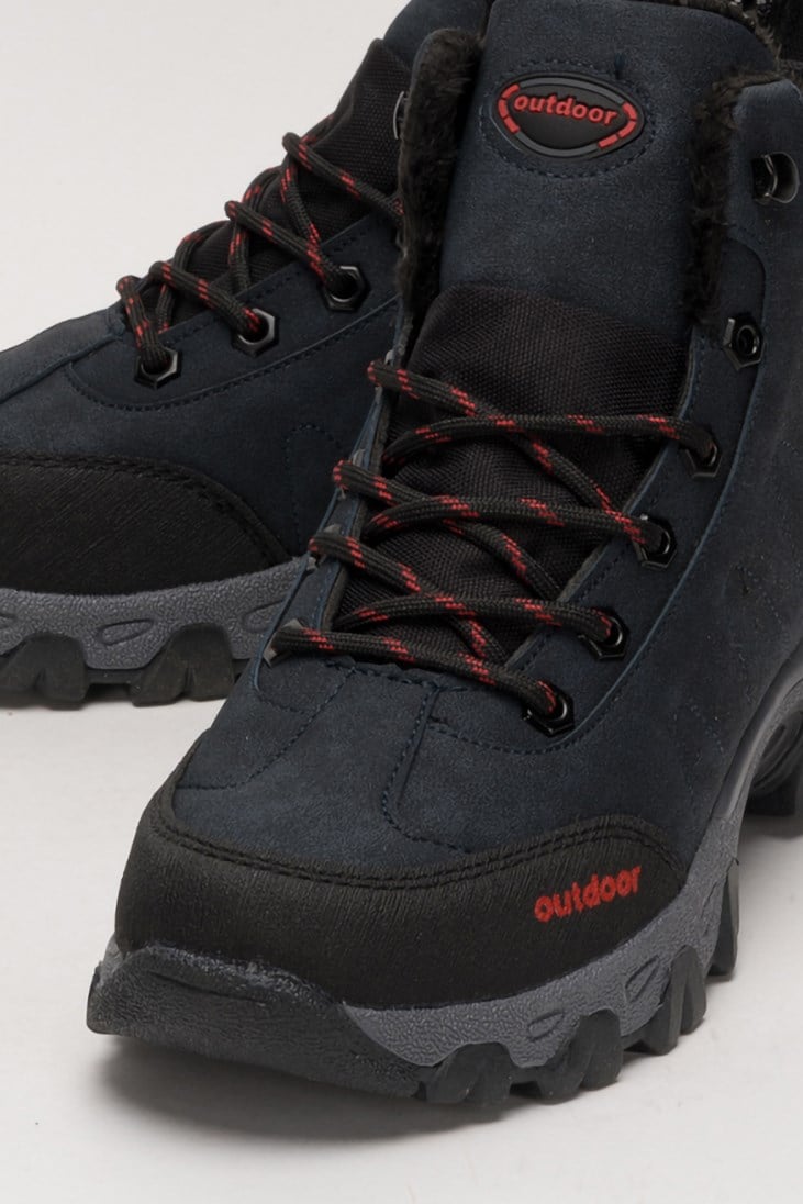 Unisex Soğuk Geçirmez Uzun Outdoor Trekking Bot LACİVERT