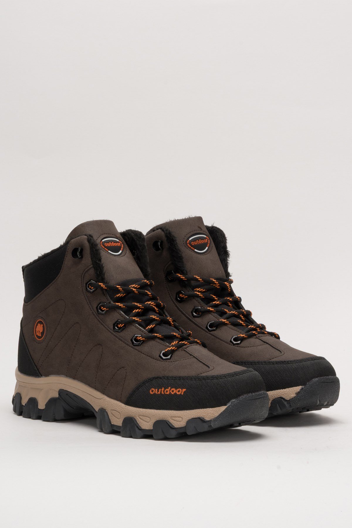 Unisex Soğuk Geçirmez Uzun Outdoor Trekking Bot KAHVERENGİ