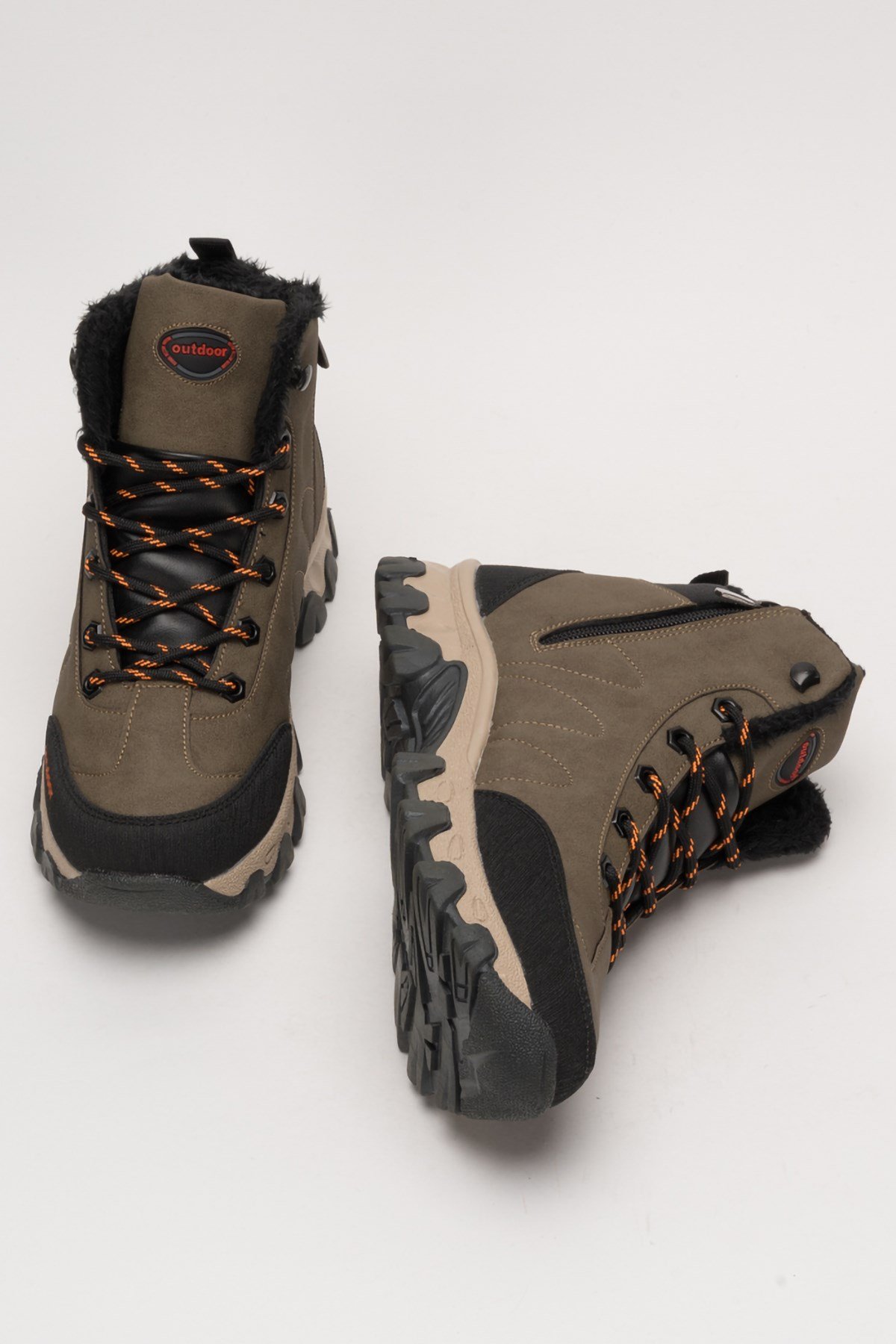 Unisex Soğuk Geçirmez Uzun Outdoor Trekking Bot VİZON
