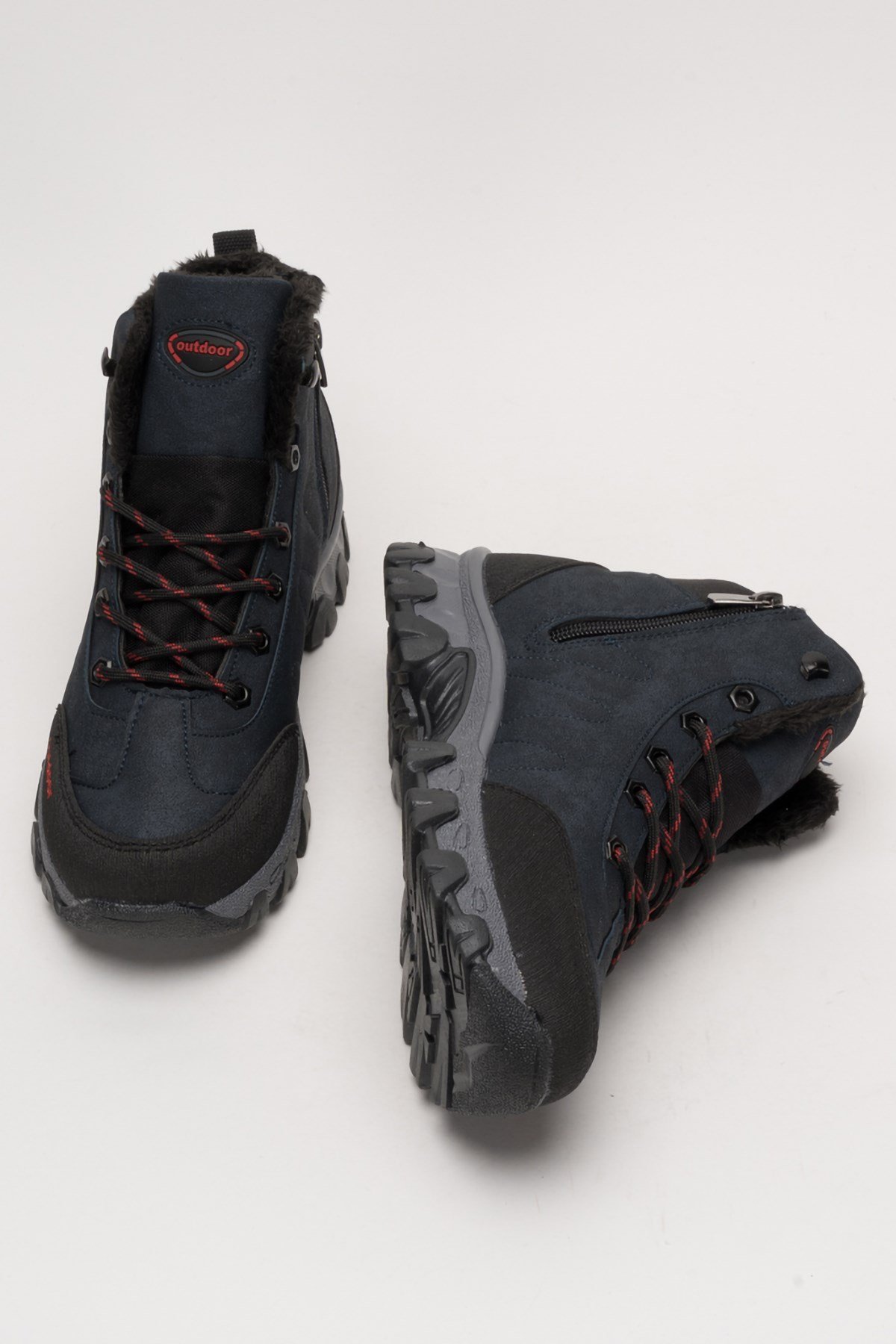 Unisex Soğuk Geçirmez Uzun Outdoor Trekking Bot LACİVERT