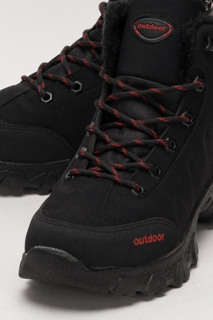 Unisex Soğuk Geçirmez Uzun Outdoor Trekking Bot SİYAH