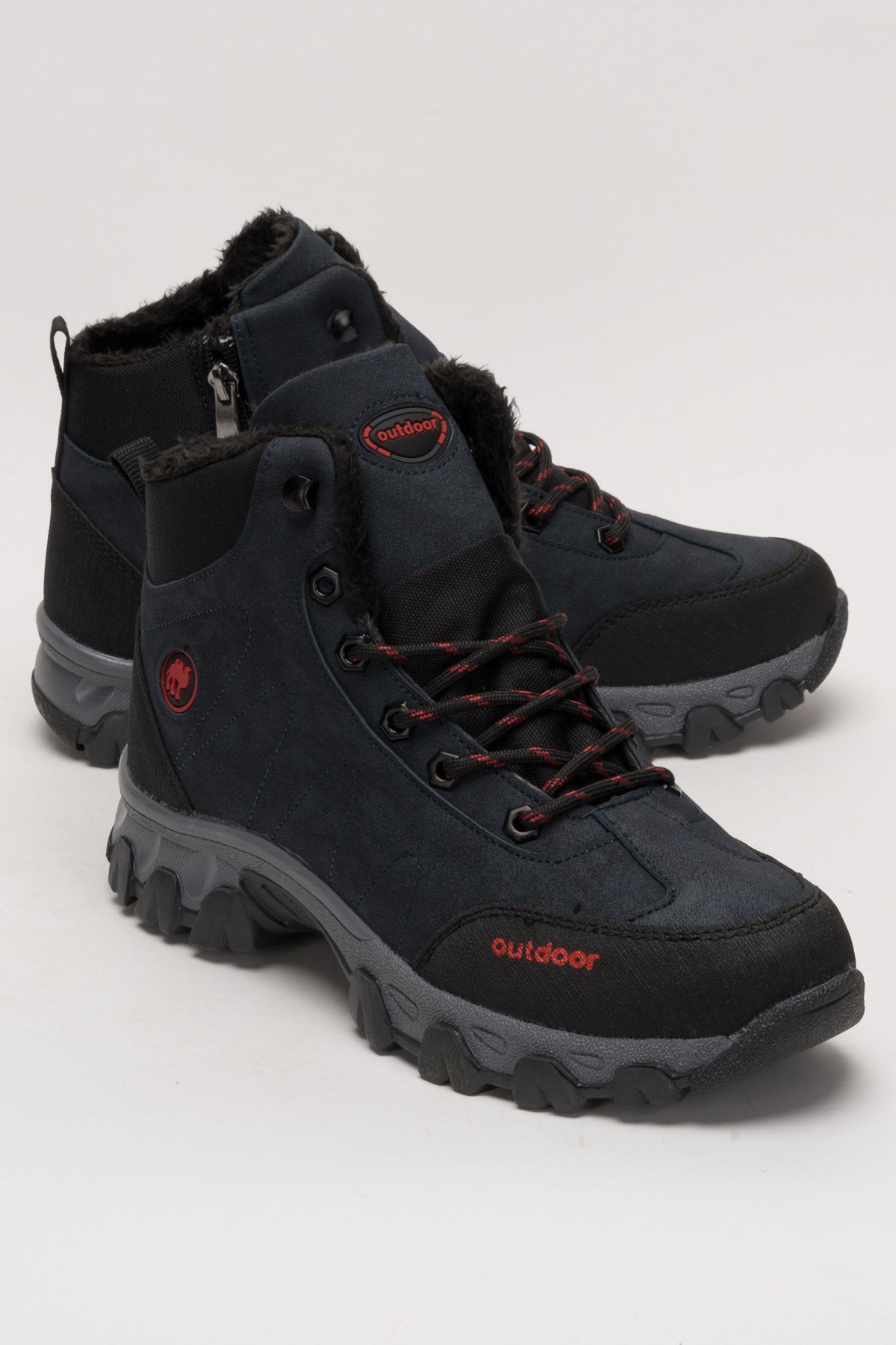 Unisex Soğuk Geçirmez Uzun Outdoor Trekking Bot LACİVERT