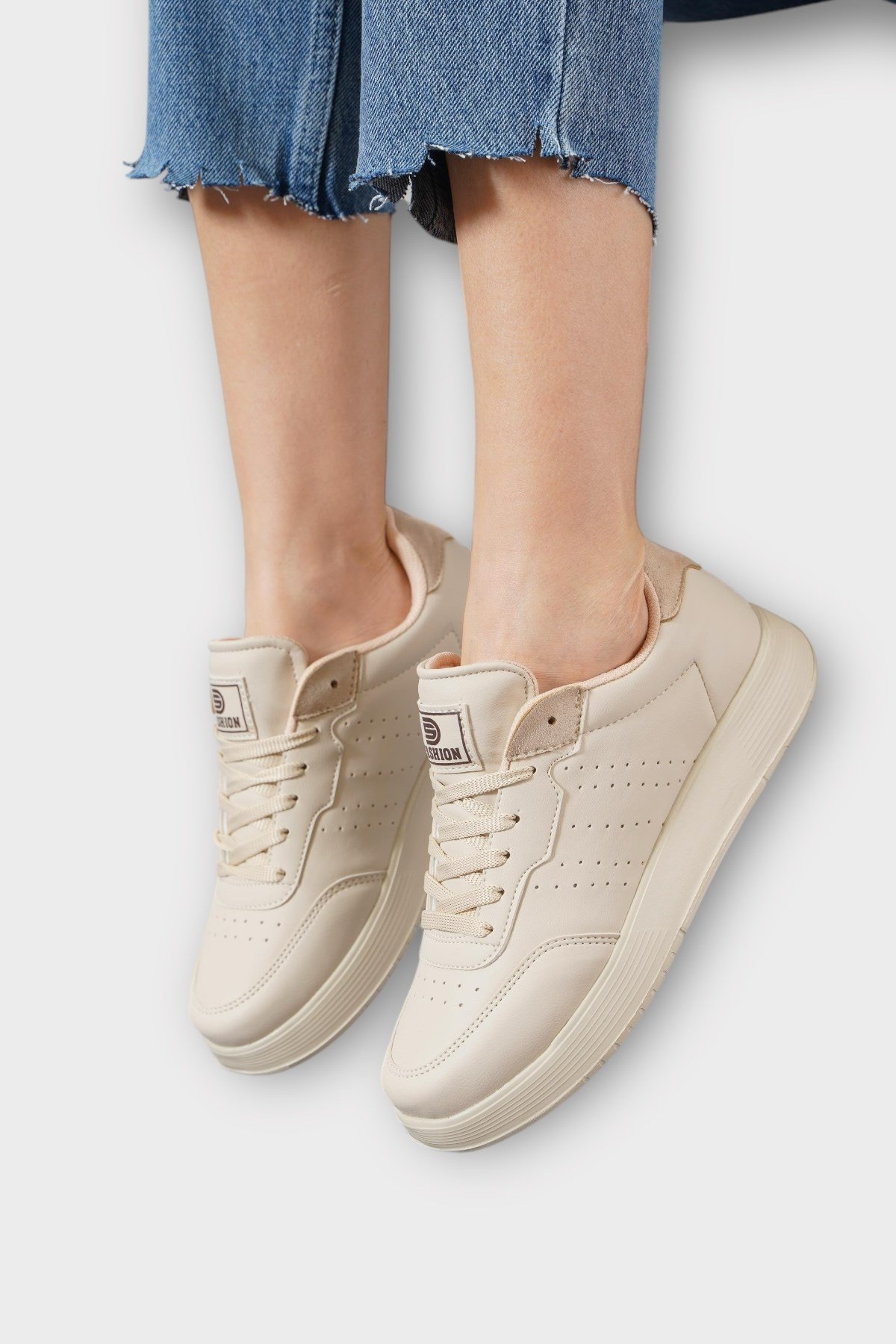 Unisex Spor Ayakkabı BEJ