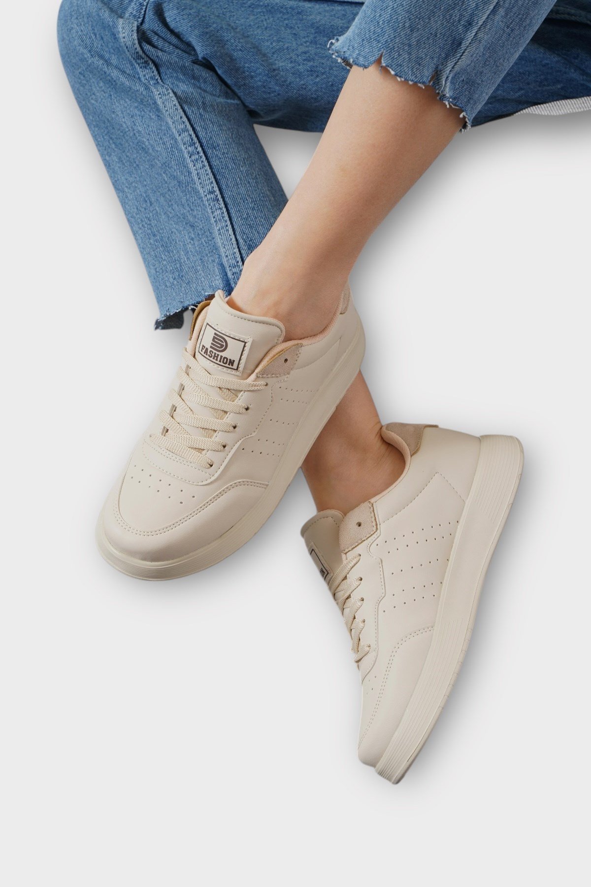 Unisex Spor Ayakkabı BEJ