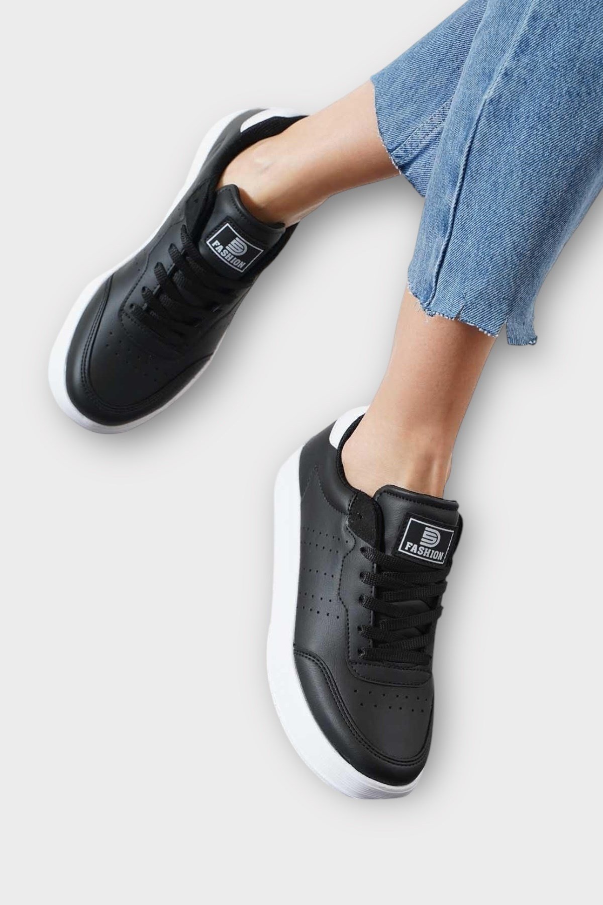 Unisex Spor Ayakkabı SİYAH - BEYAZ