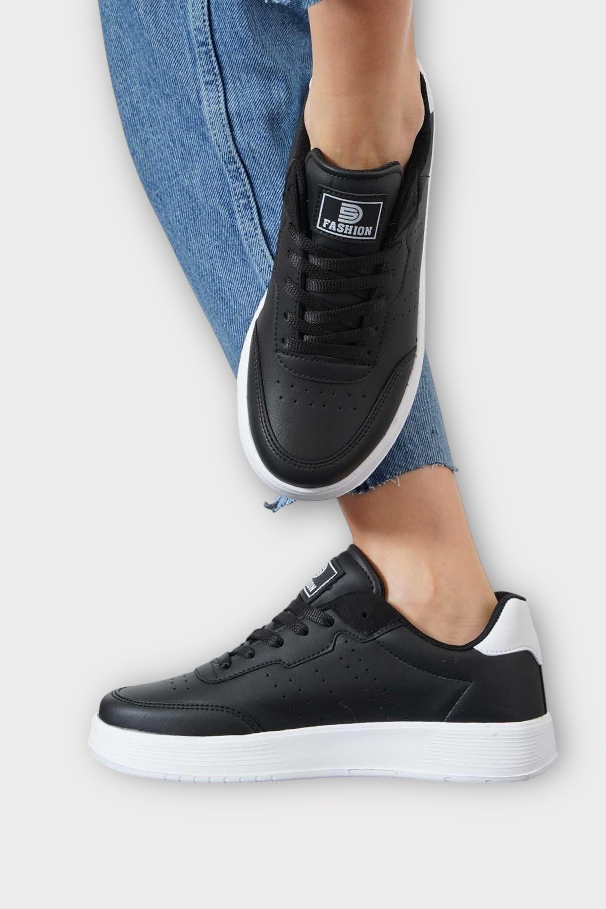 Unisex Spor Ayakkabı SİYAH - BEYAZ