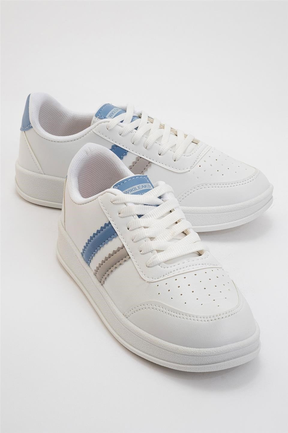 Unisex Spor Sneaker Ayakkabı BEYAZ - MAVİ
