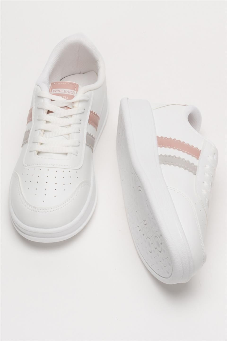 Unisex Spor Sneaker Ayakkabı BEYAZ - PEMBE