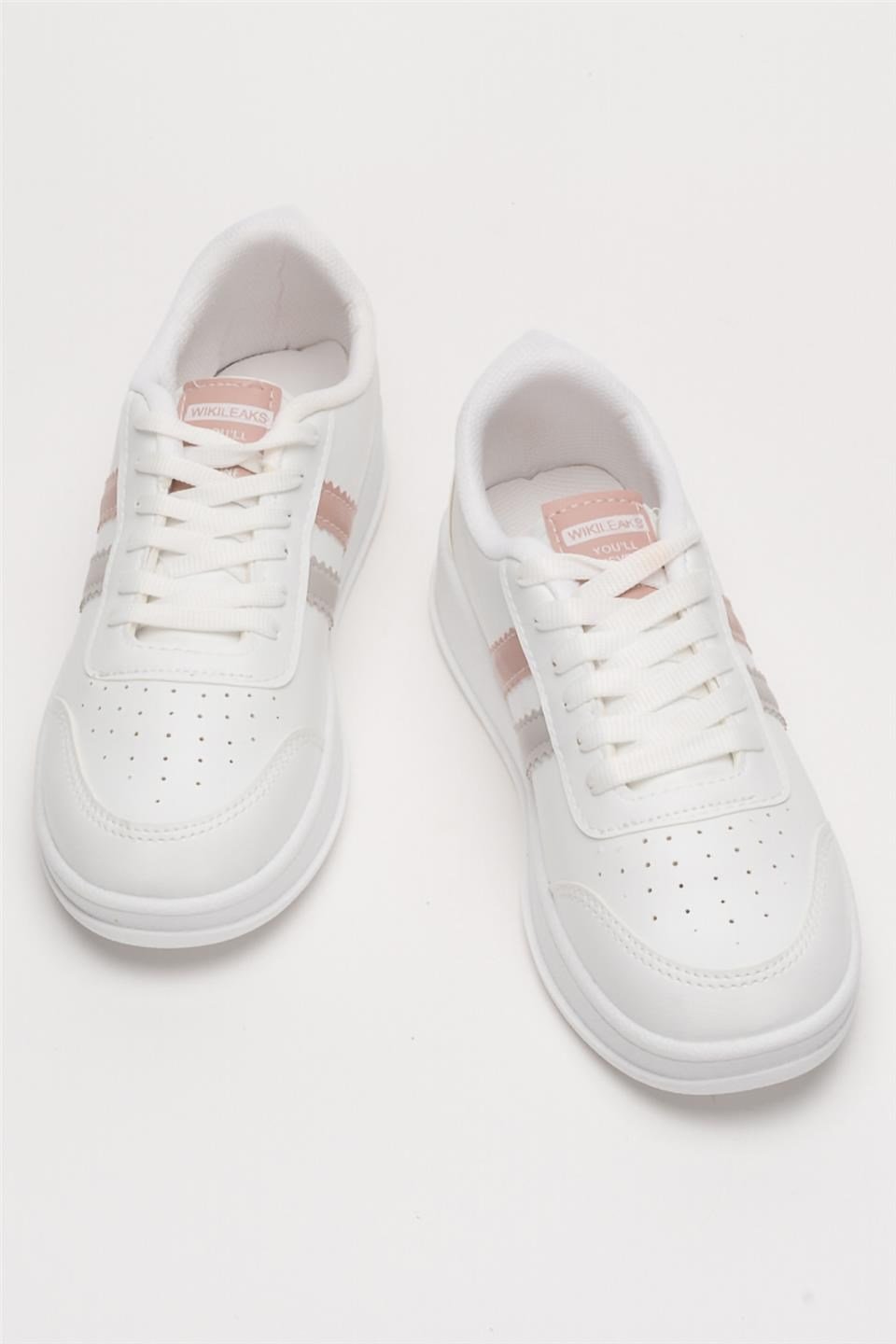 Unisex Spor Sneaker Ayakkabı BEYAZ - PEMBE