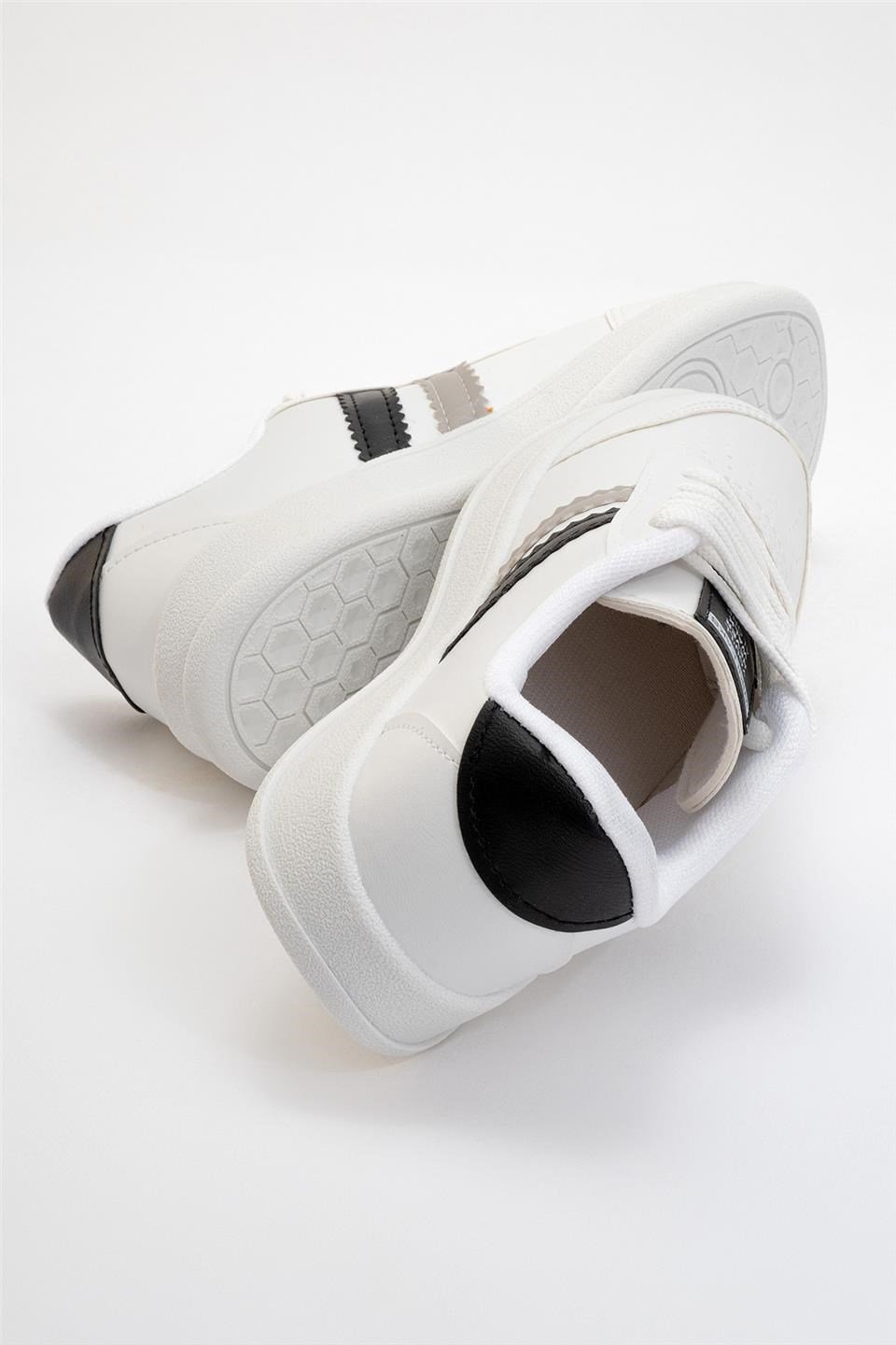 Unisex Spor Sneaker Ayakkabı BEYAZ - SİYAH