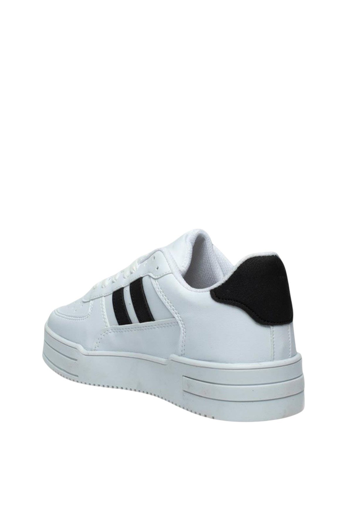 Unisex Spor Sneaker Ayakkabı BEYAZ - SİYAH