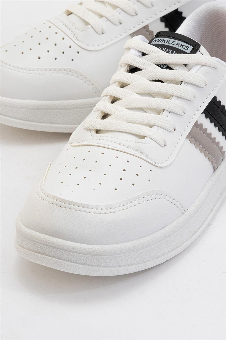 Unisex Spor Sneaker Ayakkabı BEYAZ - SİYAH